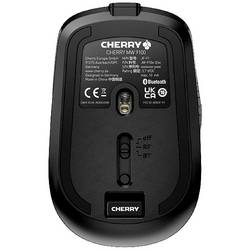 CHERRY JW-9100-2 optická myš, přenos bezdrátový, bezdrátový, Bluetooth®, 6 tlačítko, 2400 dpi, černá/stříbrná
