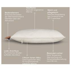 Beurer HK 77 Heaty cashmere-creme vyhřívací polštářek krémová