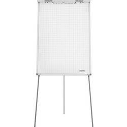 magnetoplan flipchart Junior SP (d x š x v) 1100.00 x 750 x 1850 mm bílá omyvatelný, popisovatelný, výškově nastavitelný, vč. odkládací poličky, magnetický