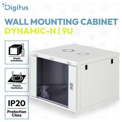 Digitus DN-37106 19 skříň pro datové sítě 9 U šedá, šedá (RAL 7035), světle šedá, šedobílá (RAL 7035)