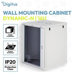 Digitus DN-37114 19 skříň pro datové sítě 16 U šedá, šedá (RAL 7035), světle šedá, šedobílá (RAL 7035)