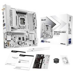 ASRock ASRock B860M Challenger WiFi White 1851 Základní deska Socket (PC) Intel® 1851 Tvarový faktor Micro-ATX Čipová sada základní desky Intel® B860