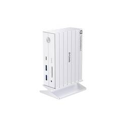 D-Link Dokovací stanice pro notebook Thunderbolt™ 4 DUF-E01/E Podporuje rozlišení 8K při frekvenci 30 Hz (1x) / 4K při 30 Hz (2x), napájení USB-C®