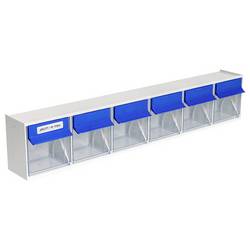 Hünersdorff 460301 otevřený skladovací box, MultiStore, (d x š x v) 94 x 601 x 112 mm, světle šedá, 1 ks
