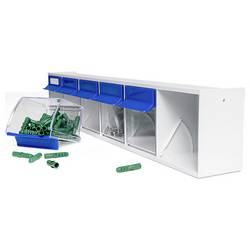 Hünersdorff 460301 otevřený skladovací box, MultiStore, (d x š x v) 94 x 601 x 112 mm, světle šedá, 1 ks