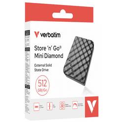 Verbatim Store n Go Mini 512 GB, externí SSD disk, černá