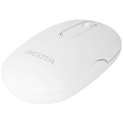Dicota Desktop optická myš, přenos Bluetooth®, 3 tlačítko, 800 dpi, 1200 dpi, 1600 dpi, bílá
