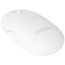 Dicota Desktop optická myš, přenos Bluetooth®, 3 tlačítko, 800 dpi, 1200 dpi, 1600 dpi, bílá