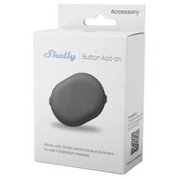 Shelly Button Add-on schwarz Shelly rozšiřovací modul Wi-Fi