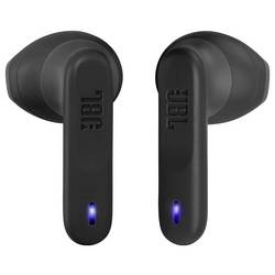 JBL Wave Flex špuntová sluchátka (In Ear) Bez kabelu, Bluetooth® stereo černá Nabíjecí pouzdro, Indikátor nabití, odolná vůči vodě sportovní