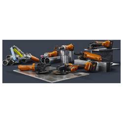 Fein CCG 18-125-12 AS 99100001547 Akumulátorová úhlová bruska 125 mm, vč. příslušenství, bez akumulátoru, bez nabíječky, 18 V
