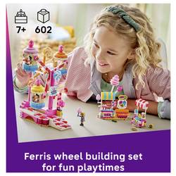 42700 LEGO® FRIENDS Kolečko na muffin; hračky pro zábavní parky na napodobeniny s 3 hracích figurkami a množstvím vavého příslušenství