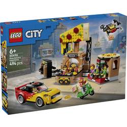 60496 LEGO® CITY Dodávkový zážitek na pizzu; stavebnice s dodávacím hroznem, sportovním vozem a kolečky