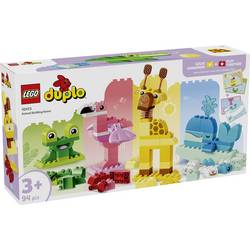 10472 LEGO® DUPLO® Stavíme zvířata; hračky pro učení malých dětí s 8 figurami na zvířatech; hračky pro zlepšení obratnosti prstů