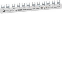 Hager KDS463A Fázový lištový systém Hager KDS463A, 12 modulů 63A L1L2L3N-L1L2L3N-L1L2L3N QuickBusbar Phase busbar 1 ks