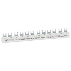Hager KDS463A Fázový lištový systém Hager KDS463A, 12 modulů 63A L1L2L3N-L1L2L3N-L1L2L3N QuickBusbar Phase busbar 1 ks