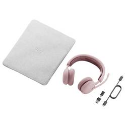 Logitech LOGI Zone Wireless 2 ES for B - Rose sluchátka otevřená (On Ear) růžová