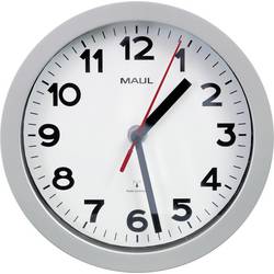 Maul 9052895 DCF rádiové hodiny 20 cm x 20 cm x 200 mm x 44 mm x 44 mm, stříbrná, tiché hodiny (bez tikání)