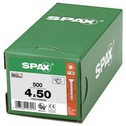 SPAX 1191010400505 šroub ze zápustnou hlavou 4 mm 50 mm T-STAR plus ocel 500 ks