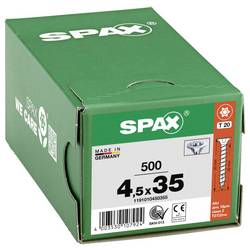 SPAX 1191010450355 šroub ze zápustnou hlavou 4.5 mm 35 mm T-STAR plus ocel 500 ks