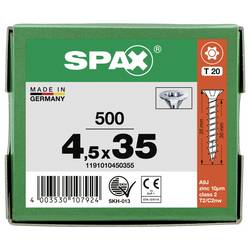 SPAX 1191010450355 šroub ze zápustnou hlavou 4.5 mm 35 mm T-STAR plus ocel 500 ks
