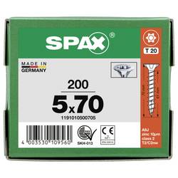 SPAX 1191010500705 šroub ze zápustnou hlavou 5 mm 70 mm T-STAR plus ocel 200 ks