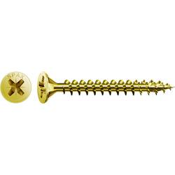 SPAX 1081020350255 šroub ze zápustnou hlavou 3.5 mm 25 mm křížová drážka Pozidriv ocel galvanicky pozinkovaný, žlutý, chromátovaný 1000 ks