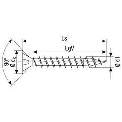 SPAX 1191010500305 šroub ze zápustnou hlavou 5 mm 30 mm T-STAR plus ocel 500 ks