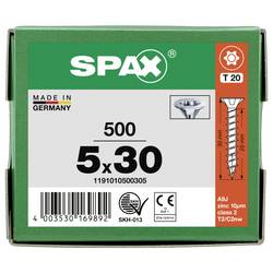 SPAX 1191010500305 šroub ze zápustnou hlavou 5 mm 30 mm T-STAR plus ocel 500 ks