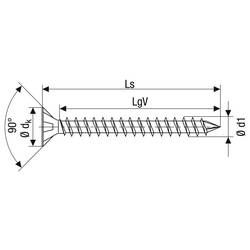 SPAX 1201010801805 šroub ze zápustnou hlavou 8 mm 180 mm T-STAR plus ocel 50 ks