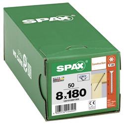 SPAX 1201010801805 šroub ze zápustnou hlavou 8 mm 180 mm T-STAR plus ocel 50 ks