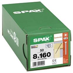SPAX 1201010801605 šroub ze zápustnou hlavou 8 mm 160 mm T-STAR plus ocel 50 ks