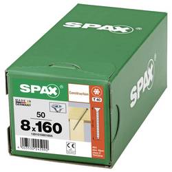 SPAX 1201010801605 šroub ze zápustnou hlavou 8 mm 160 mm T-STAR plus ocel 50 ks