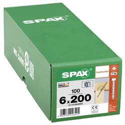 SPAX 1211010602005 sada kulatých šroubů do plechu 6 mm 200 mm T-STAR plus ocel galvanizováno zinkem 100 ks