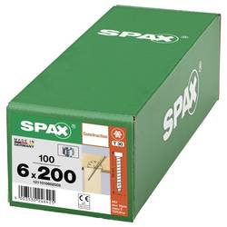 SPAX 1211010602005 sada kulatých šroubů do plechu 6 mm 200 mm T-STAR plus ocel galvanizováno zinkem 100 ks