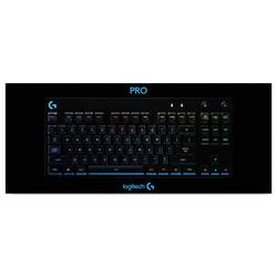 Logitech G PRO kabelový herní klávesnice switch: modrá AZERTY černá