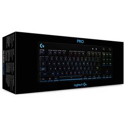 Logitech G PRO kabelový herní klávesnice switch: modrá AZERTY černá