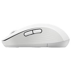 Logitech Signature M650 L optická myš, přenos bezdrátový, 5 tlačítko, 4000 dpi, bílá
