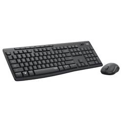Logitech MK295 bezdrátový sada klávesnice a myše s číselnou klávesnicí belgická, AZERTY grafit