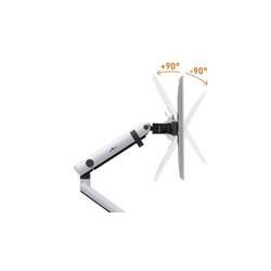 Durable SELECT PLUS držák na stůl pro monitor 1 Displej: (s) 81,3 cm (32) stříbrná otočný, nastavitelná výška, naklápěcí, nakláněcí