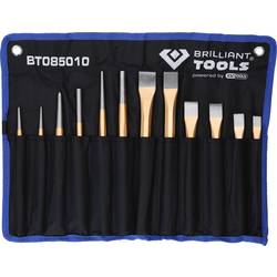 Brilliant Tools Sada dlát a vytloukačů, 12 ks BT085010