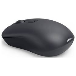 Hama WM-200 optická myš, přenos bezdrátový, 4 tlačítko, 1600 dpi, černá