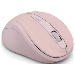 Hama WM-400 optická myš, přenos bezdrátový, 6 tlačítko, 1600 dpi, růžová