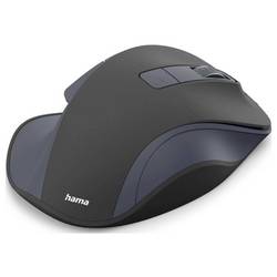 Hama WM-500 optická myš, přenos bezdrátový, 6 tlačítko, 1600 dpi, černá