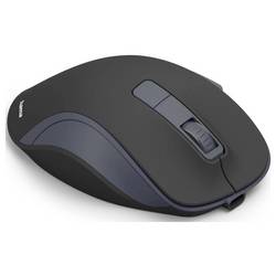 Hama WM-500 optická myš, přenos bezdrátový, 6 tlačítko, 1600 dpi, černá