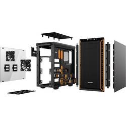 BeQuiet Pure Base 600 midi tower PC skříň černá, oranžová