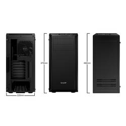 BeQuiet Pure Base 600 midi tower PC skříň černá