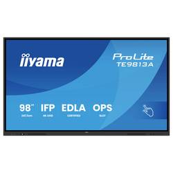 Iiyama iiyama ProLite TE9813A-B2AG - 249 cm (98) Diagonalklasse (247.6 cm (97.5) displej Digital Signage Energetická třída (EEK2021): G (A - G) 247.7 cm 97.5