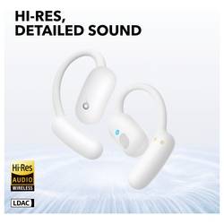 Anker Soundcore AeroFit 2 sluchátka otevřená (On Ear) Bluetooth® stereo bílá Nabíjecí pouzdro