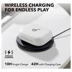 Anker Soundcore AeroFit 2 sluchátka otevřená (On Ear) Bluetooth® stereo bílá Nabíjecí pouzdro